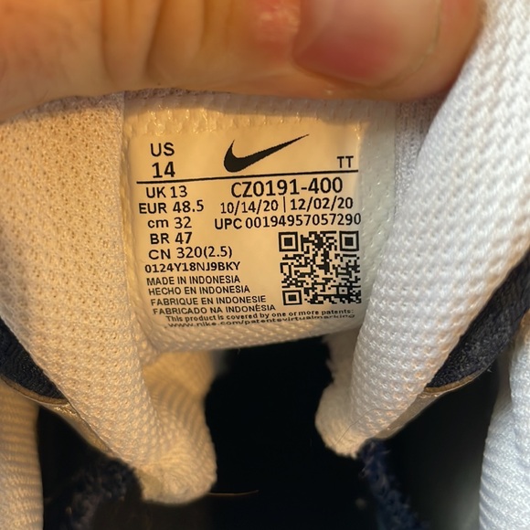 Size 14 - Nike Air Max 95 Michigan - Picture 5 of 6